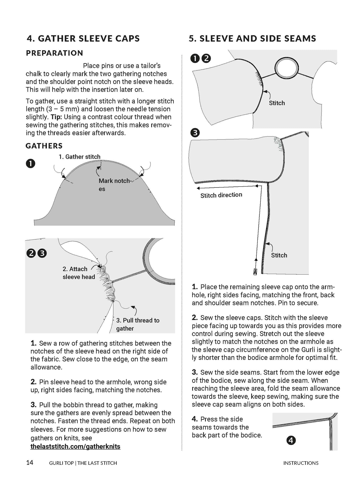 Gurli Puff Sleeve Top – PDF Sewing Pattern