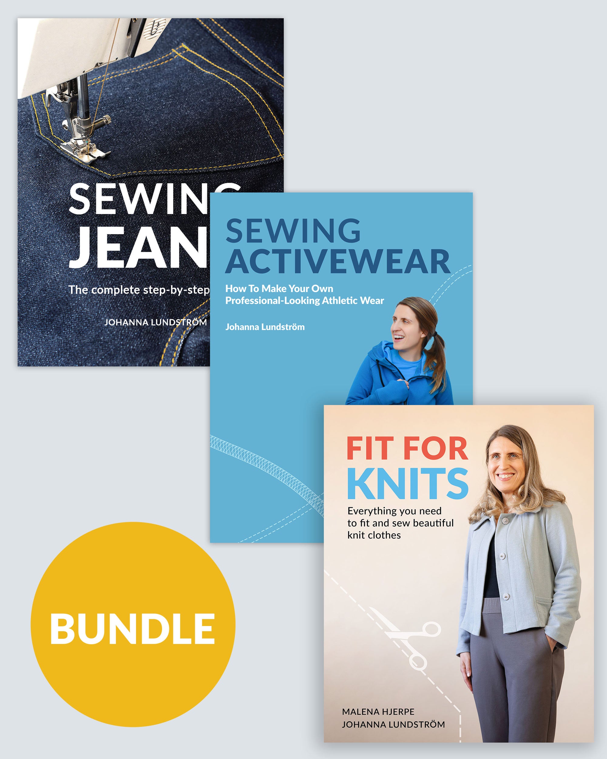 Fit for Knits + Sewing Jeans + Sewing Activewear – Ebook Bundle (PDF)