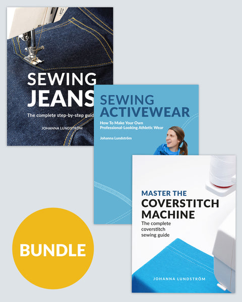 Master the Coverstitch Machine + Sewing Jeans + Sewing Activewear – Ebook Bundle (PDF)