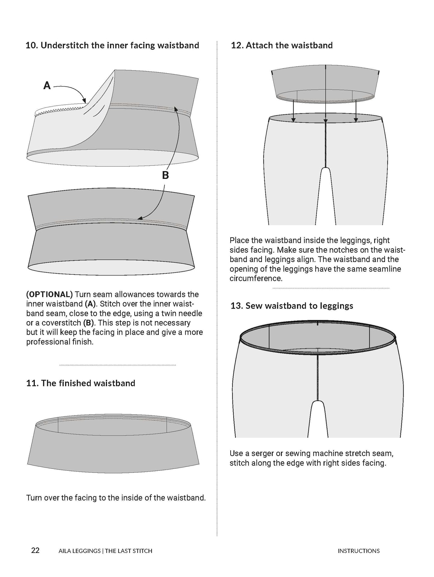 Aila Leggings – PDF Sewing Pattern