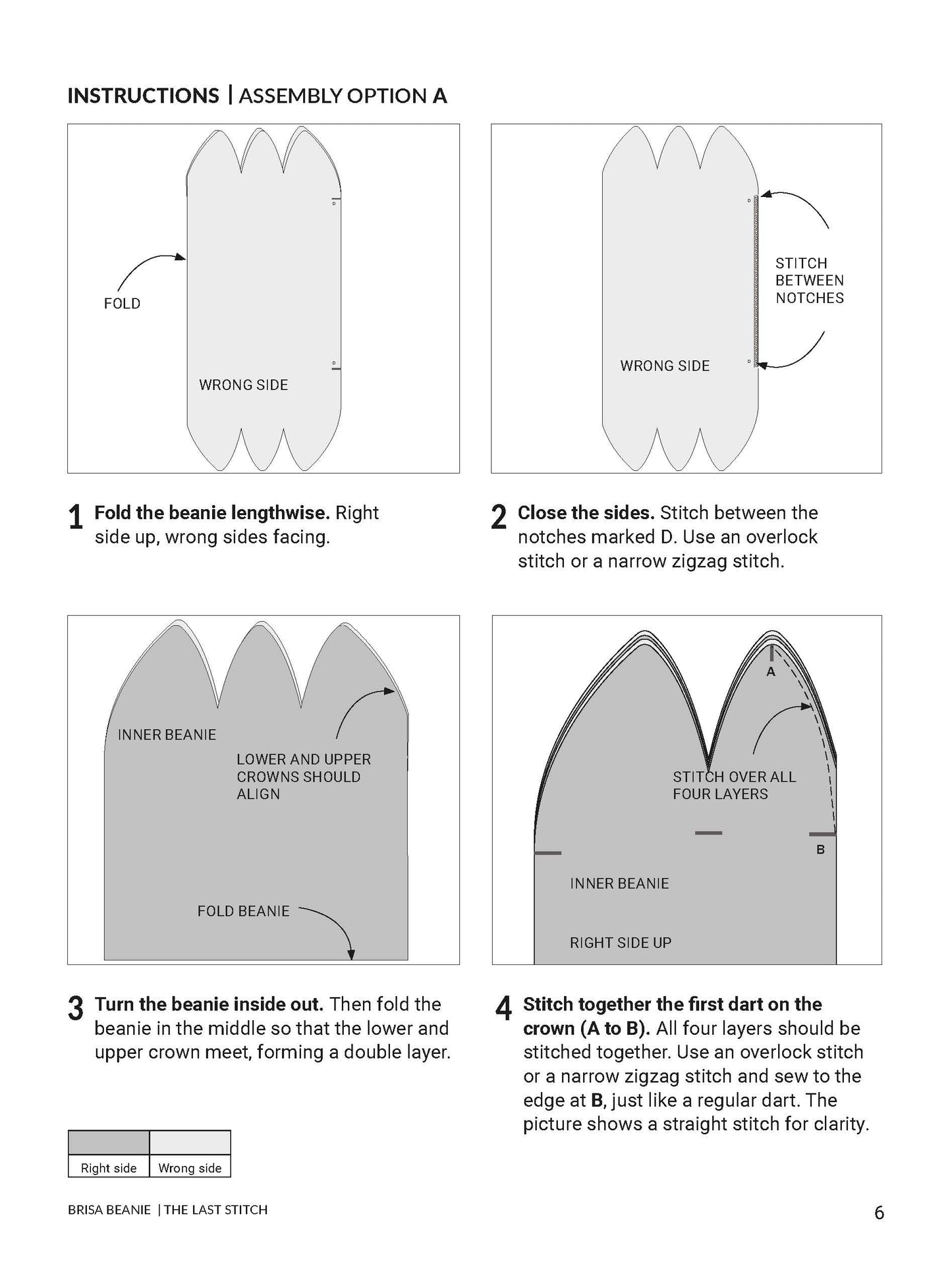 Brisa Beanie – PDF Sewing Pattern