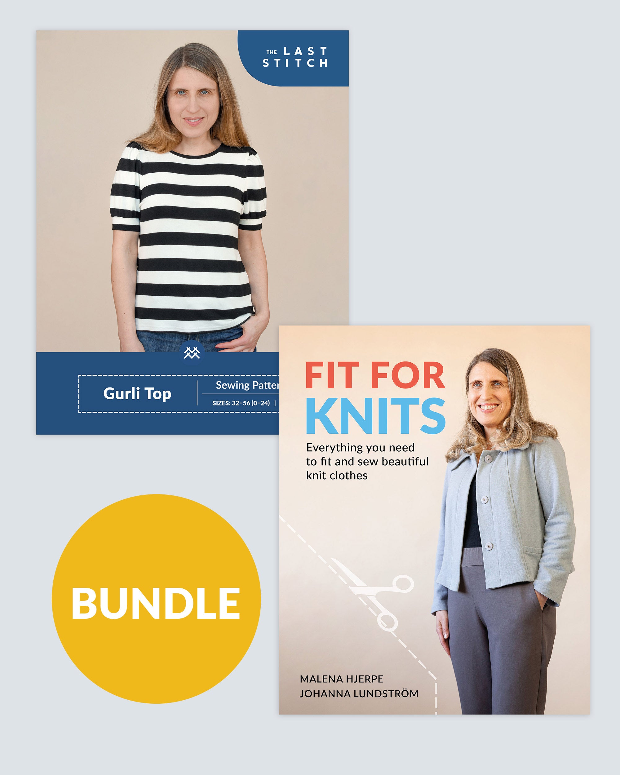 Gurli Knit Top PDF Pattern + Fit for Knits Ebook Bundle (PDF)