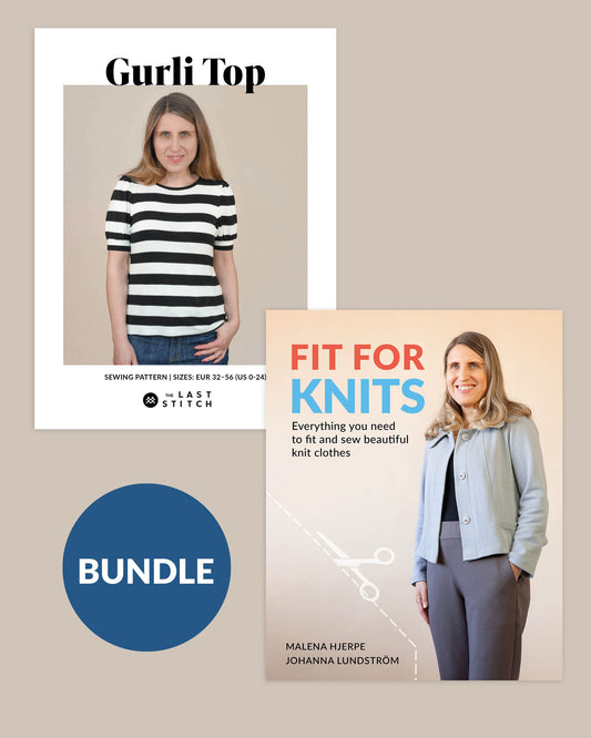 Gurli Knit Top PDF Pattern + Fit for Knits Ebook Bundle (PDF)