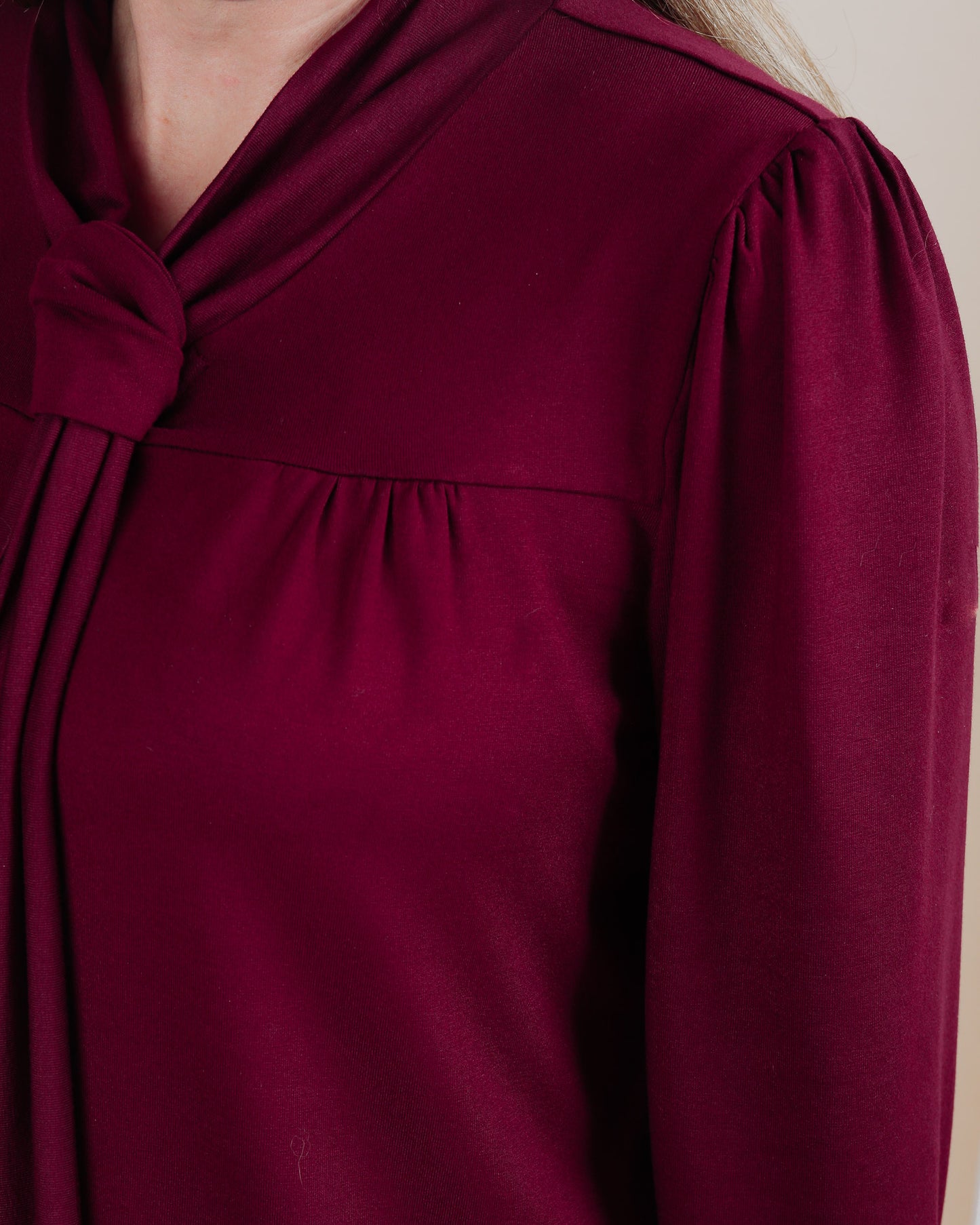 Tyri Jersey Tie-Neck Blouse Pattern