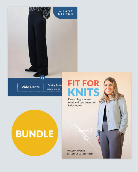 Vide Pants PDF Pattern + Fit for Knits Ebook Bundle (PDF)