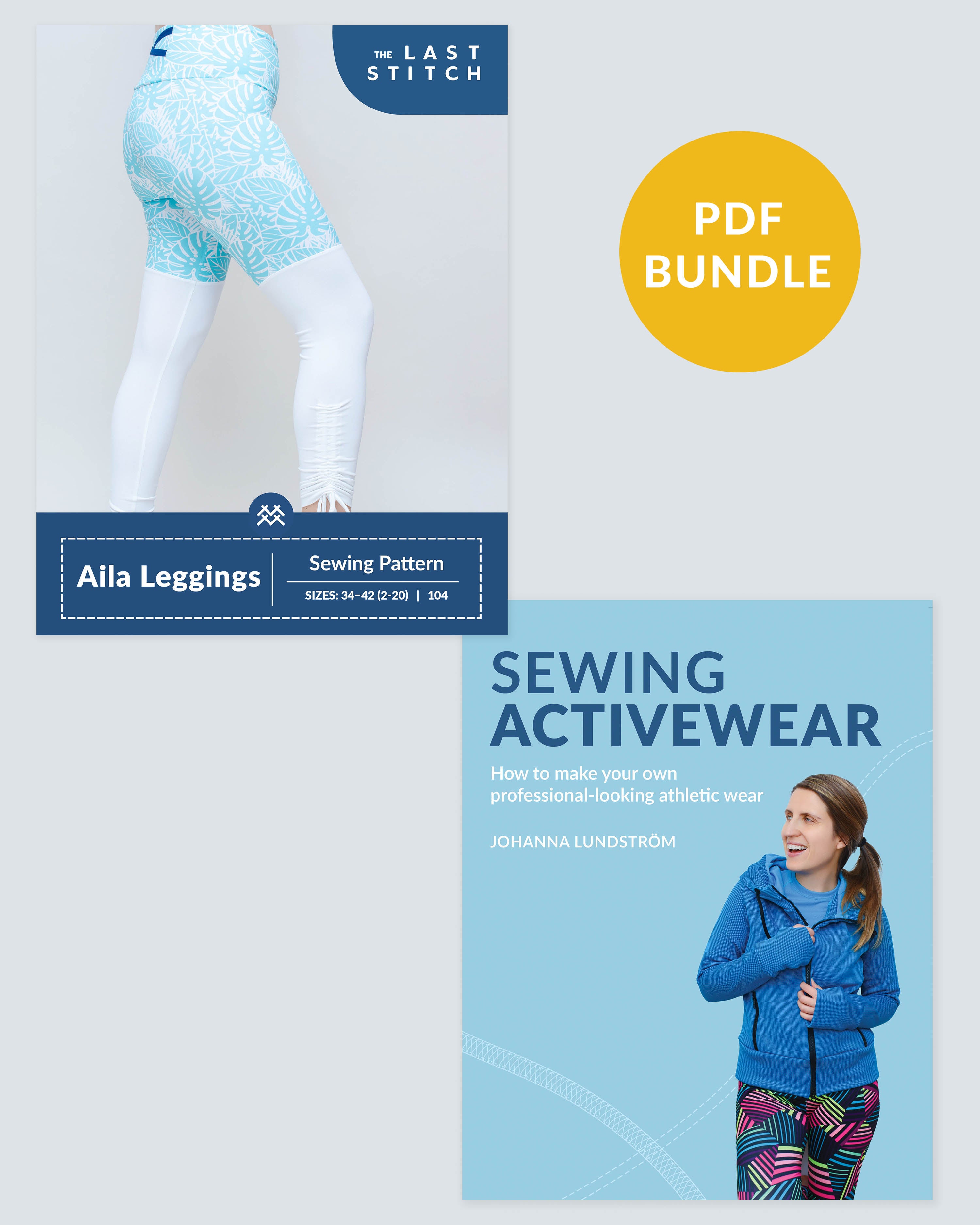 Aila Leggings PDF Pattern + Sewing Activewear Ebook Bundle (PDF)