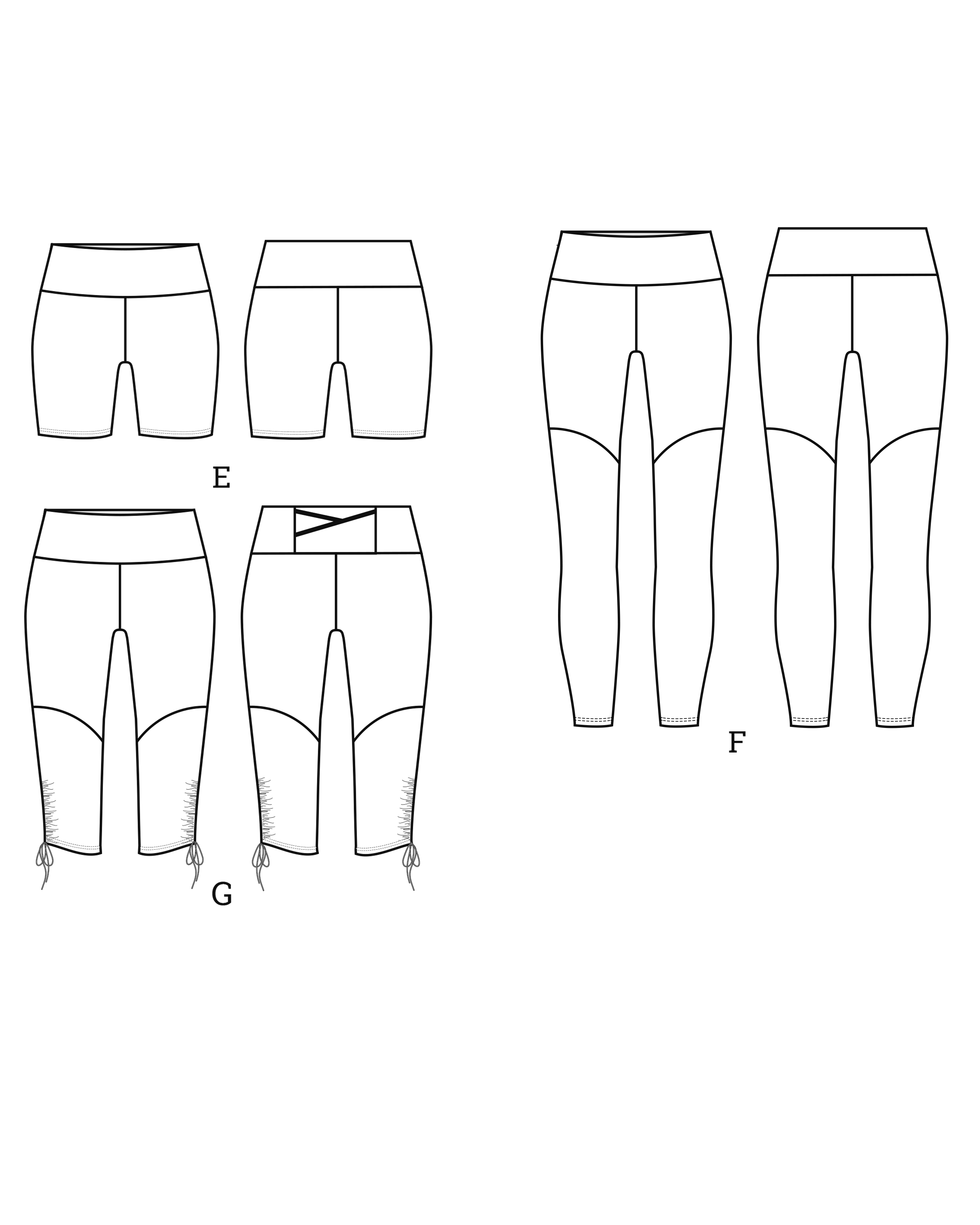 Aila Leggings Line Drawings E G