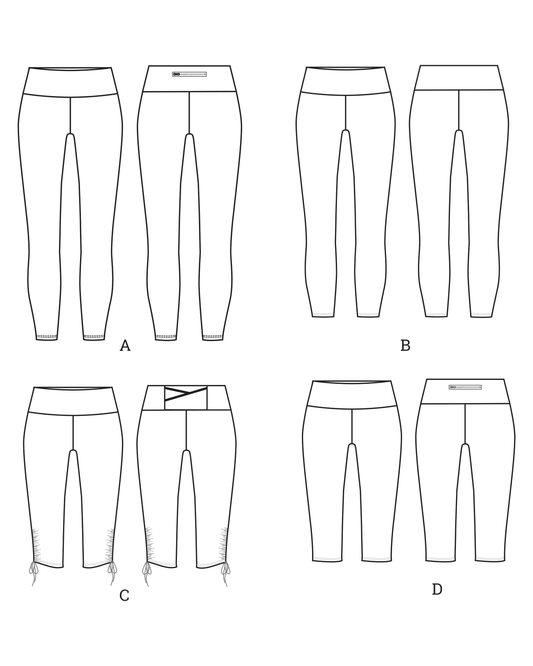 Aila Leggings – PDF Sewing Pattern