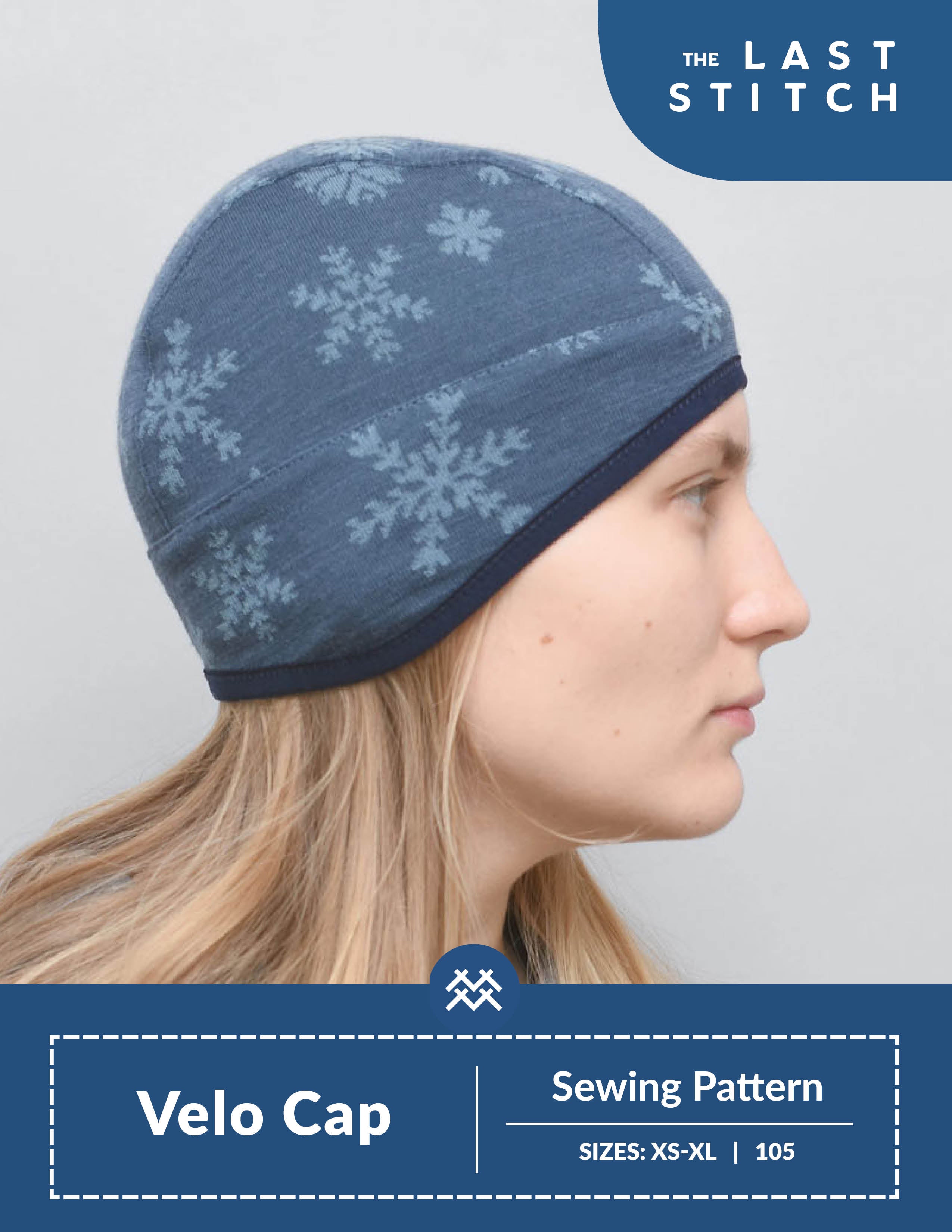 Velo Knit Run Bike Cap – PDF Sewing Pattern